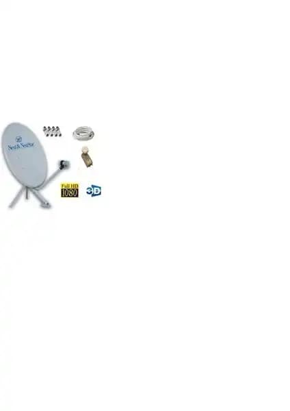 Nextstar 75 cm Çanak Anten ve 4'lü LNB ile Yüksek Performanslı Uydu Sistemleri