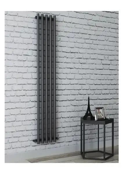 Nixrad Akasya 900X330 Antrasit 6 Dilim Çelik Dekoratif Radyatör Ürün Tanıtımı ve Özellikleri