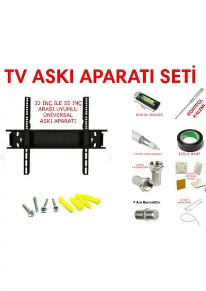 Ramtech Plusramtech Set-1 Askı Aparatı: Çok Yönlü ve Güvenilir TV Duvar Montaj Çözümü