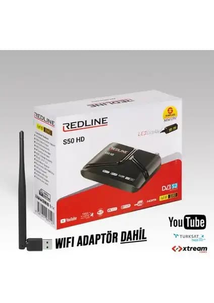 Redline S50 HD Uydu Alıcısı ve Wireless Adaptör ile Yüksek Kalite Eğlence Deneyimi