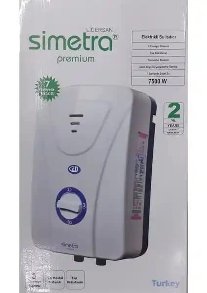 Simetra Premium Elektrikli Şofben: Hızlı ve Güvenli Sıcak Su Sağlayan Modern Çözüm