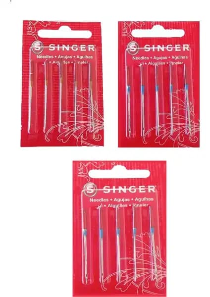 Singer İğne Seti 11/14/18: Farklı Kumaşlar İçin Yüksek Kaliteli Dikiş İğneleri