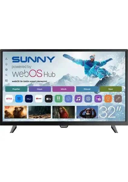 Sunny SN32DAL540 32 İnç HD Ready Akıllı LED Televizyon Özellikleri ve İnceleme
