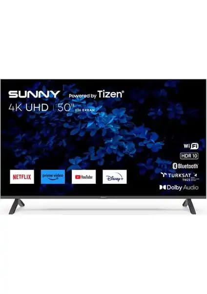 Sunny SN50FMN501 50 İnç 4K Ultra HD Akıllı LED TV ile Gelişmiş Görüntü ve Ses Deneyimi