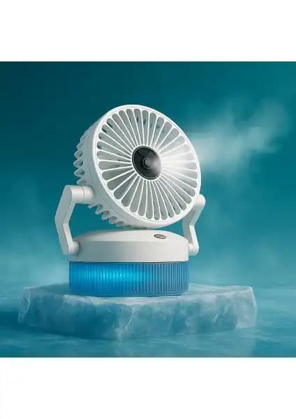 Taşınabilir Şarjlı Misting Fan ile Modern Serinlik ve Konfor Sağlama