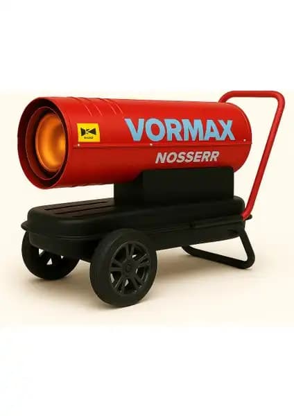 Vormax Nosserr NX73 Mazotlu Endüstriyel Isıtıcı Geniş Alanlar İçin Güçlü ve Taşınabilir Çözüm