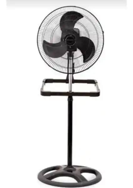 Armia 18 inç Çok Yönlü Sanayi Tipi Metal Vantilatör - Duvara, Ayağa ve Masaüstü Kullanım