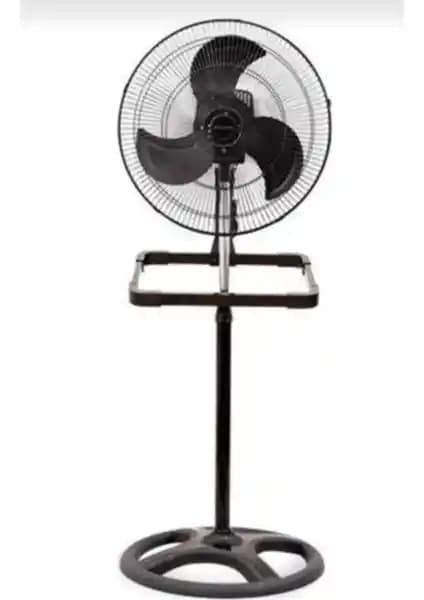 Armia 18 inç Çok Yönlü Sanayi Tipi Metal Vantilatör - Duvara, Ayağa ve Masaüstü Kullanım