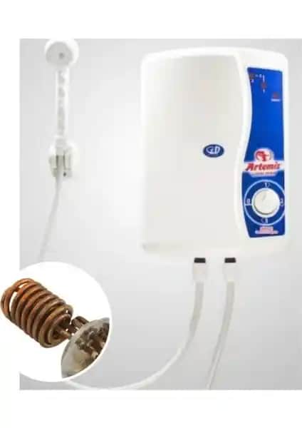 Artemis Bakır Rezistanslı Elektrikli Şofben: Dayanıklı ve Yüksek Performanslı Isıtma Çözümü