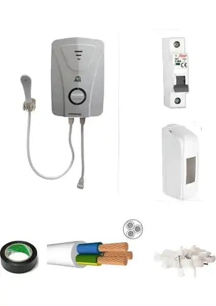 Ayın Derya Elektrikli Şohben Tam Takım Seti 3 Metre Kablo Güvenli ve Estetik Tasarım