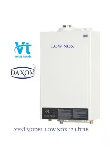 Daxom 12 Stl Hermetik Şofben 12 Litre Low Nox Teknolojisi ile Yüksek Performans