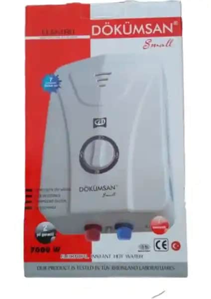 Dökümsan Büyük Şofben 7000 Watt Yüksek Performanslı Elektrikli Sıcak Su Çözümü
