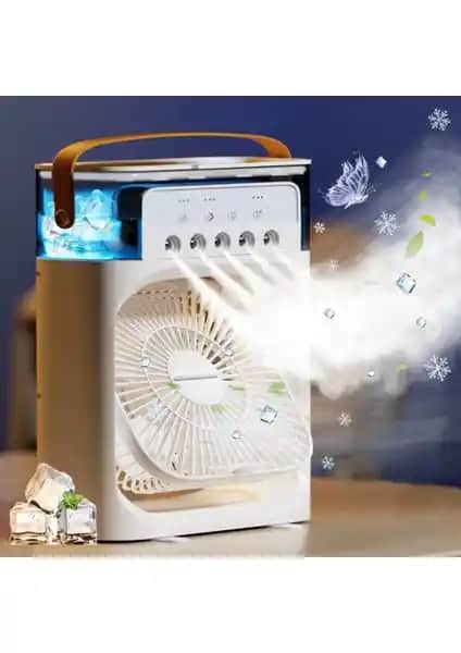 Ensiga Ledli Fan Buzlu Hava Serinletici: Enerji Verimli Taşınabilir Serinlik Çözümü