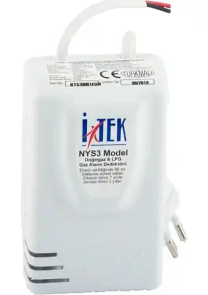 İtek Itek Fxd Nys Gaz Dedektörü: LPG ve Doğal Gaz Sızıntılarını Erken Tespit İçin Güvenilir Çözüm