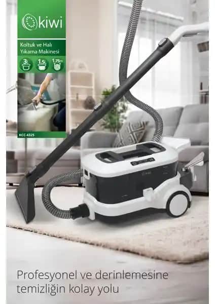 Kiwi KCC-4325 Koltuk ve Halı Yıkama Makinesi ile Temizlikte Yeni Bir Dönem Başlıyor