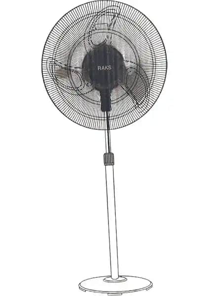 Raks SF 18 Luka Sanayi Ayaklı Vantilatör: Güçlü ve Verimli Hava Dolaşımı Çözümü