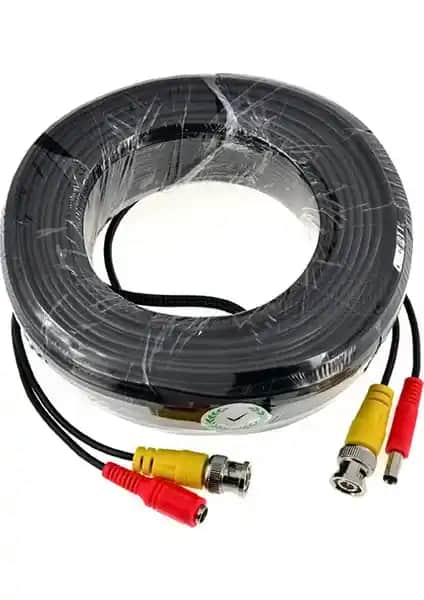 Sapp 20 Metre CCTV Hazır Kamera Kablosu Güvenlik Sistemleri İçin Uzun ve Güvenilir Bağlantı Çözümü