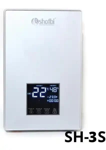 Sıcak Musluk Shofbi Akıllı Şofben Sh-3s Gümüş: Güvenli ve Hassas Sıcak Su Sağlayan Modern Cihaz