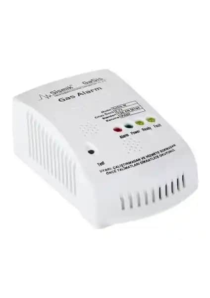 Sismik Metan LPG ve Doğalgaz Alarm Dedektörü 220V Güvenlik İçin Akıllı Çözüm