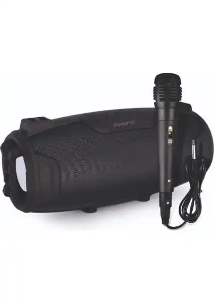 Sword Joy Mikrofonlu Hoparlör Black Güçlü Ses ve Çok Yönlü Kullanım Özellikleri