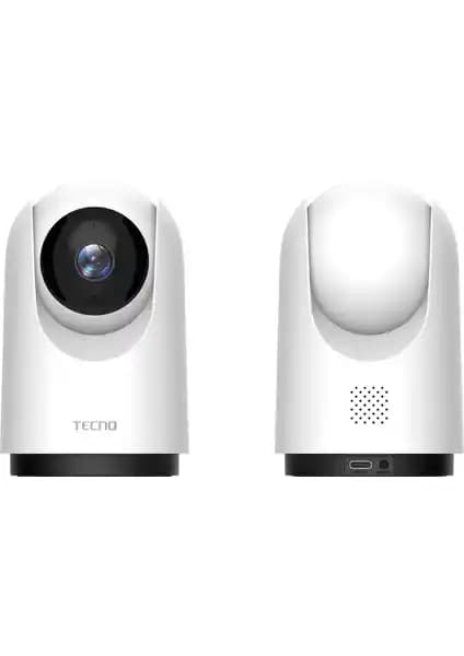 Tecno 360° Ev ve İş Yeri Güvenlik Kamerası Yüksek Çözünürlük ve Akıllı Özelliklerle