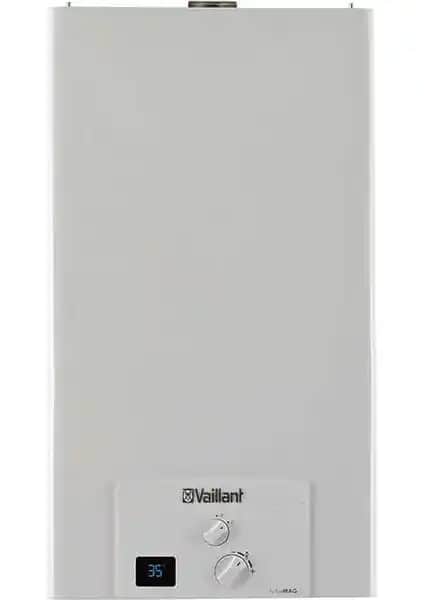 Vaillant Turbomag 12 Lt Hermetik Doğalgazlı Şofben Güçlü ve Güvenli Sıcak Su Sağlar