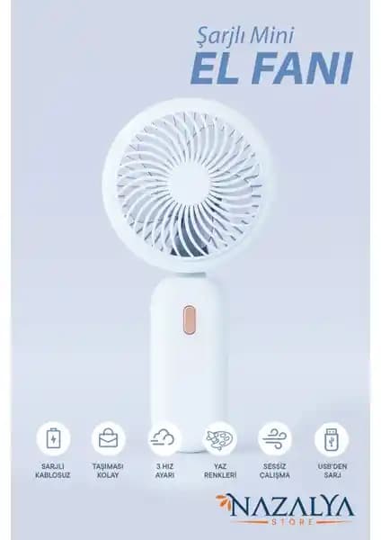 Nazalya Taşınabilir Fanlar Karşılaştırması: El ve Telefon Standlı Modellerin Özellikleri