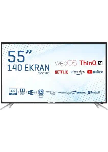 Onvo OV55500 ve Sunny SN65QMN252 4K Ultra HD Smart Televizyon Karşılaştırması