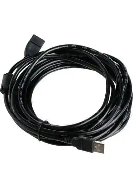 Alfais 4532 USB Uzatma Kablosu 5 Metre: Dayanıklı ve Fonksiyonel USB 2.0 Çözümü