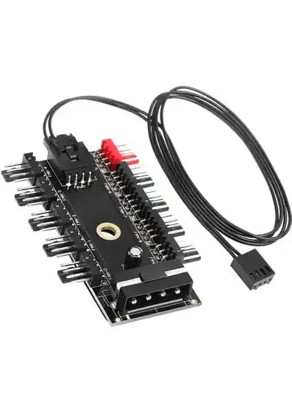 Aogo 10 Port Fan Çoklayıcı ile Çoklu Fan Kontrolü ve Sistem Soğutma Performansı