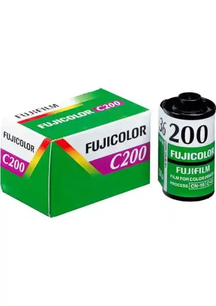 Fujifilm Fujicolor 36'lık Film C200: Doğal Renkler ve Yüksek Performanslı Analog Film