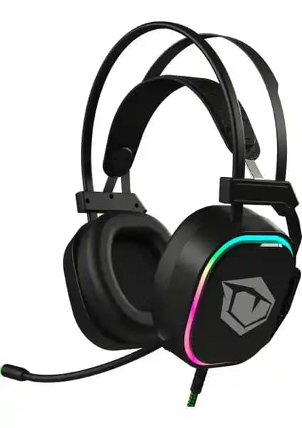 Pusat Lite 7.1 Surround Ses RGB Hafif Oyuncu Kulaklığı Siyah - Yüksek Performans ve Konfor