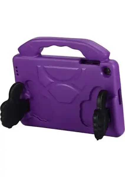 Samsung Galaxy Tab A11 ve A9 8.7" MobaxAksesuar Silikon Kılıf Çift Yönlü Standlı