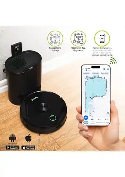Wero M8 Max Robot Süpürge: Akıllı Navigasyon ve Otomatik Toz Toplama Özellikleri