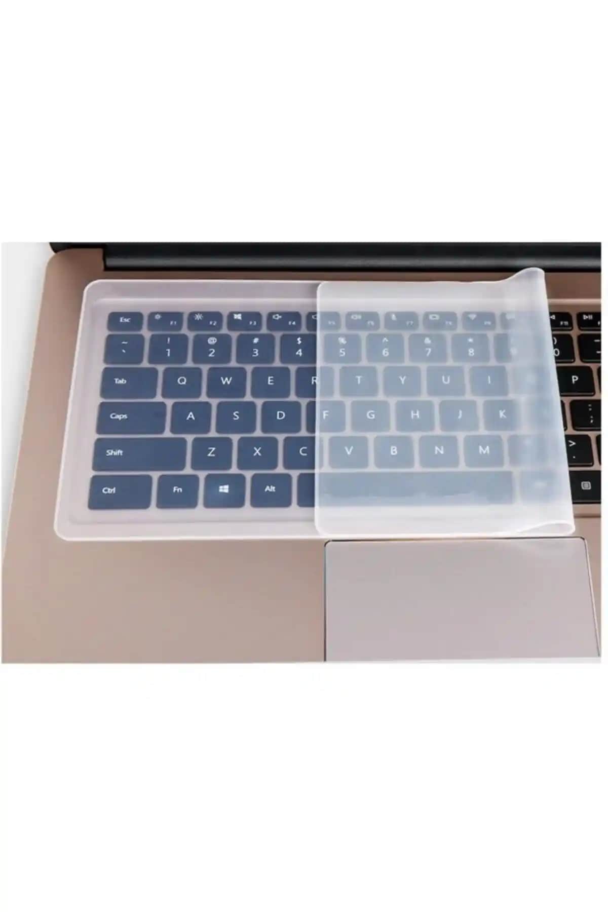 KLASİST Silikon Klavye Koruyucu 15.6 inç Notebooklar İçin Dayanıklı ve Şeffaf Tasarım
