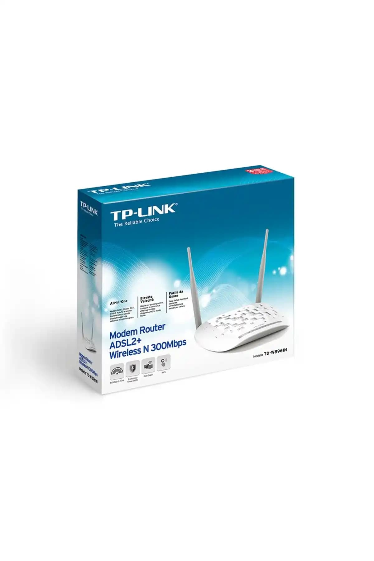 TP-Link 300 Mbps ADSL2 Modem Router Antenleri ve Gelişmiş Bağlantı Özellikleri