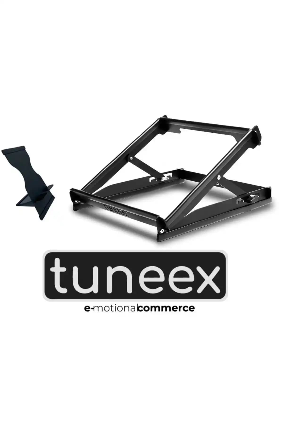 Tuneex 2'li Ergonomik Çalışma Standı ve Telefon/Taşınabilir Tutucu Seti