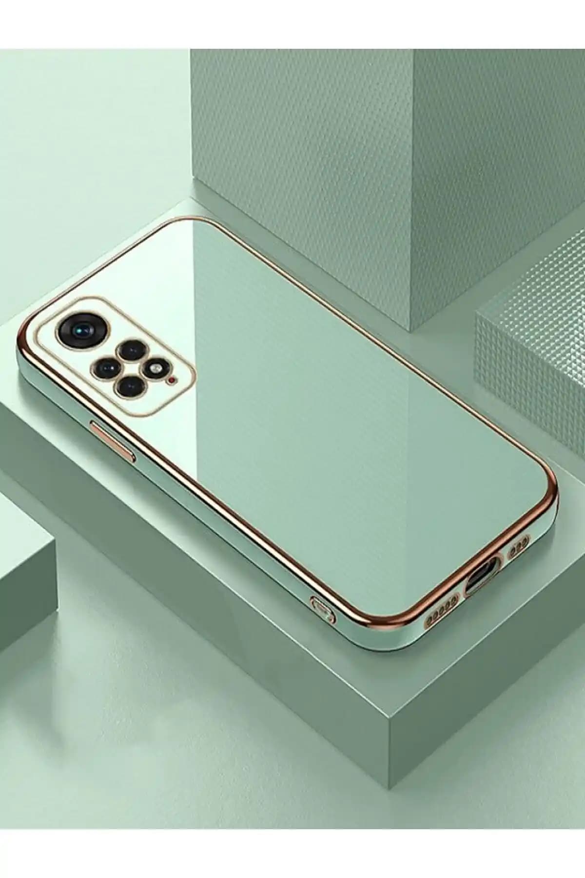 Fibaks Redmi Note 11 Pro ve 12 Pro İçin Parlak Altın Kenarlı Koruyucu Kılıf Ürünü Özellikleri