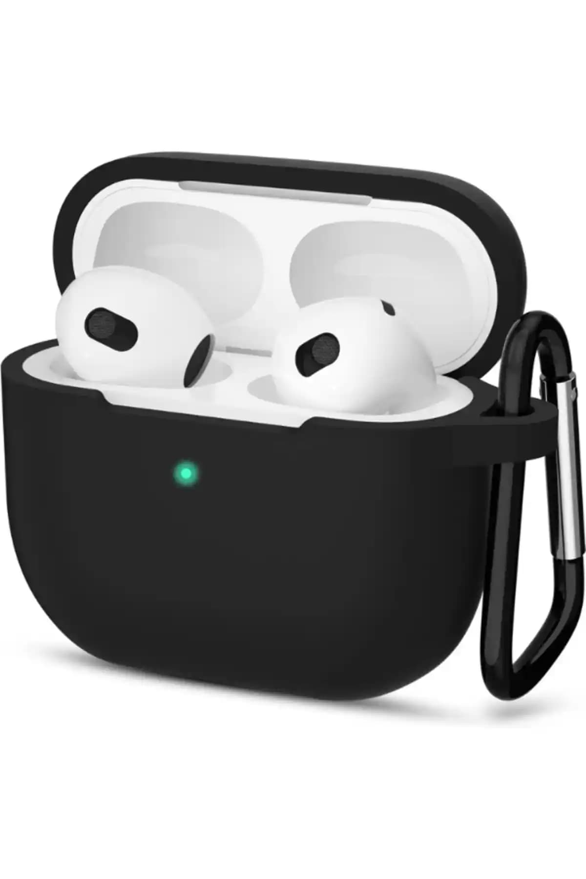 KVK PRİVACY 3. Nesil Siyah AirPods Kılıfı Şık Tasarım ve Yüksek Koruma Özellikleri