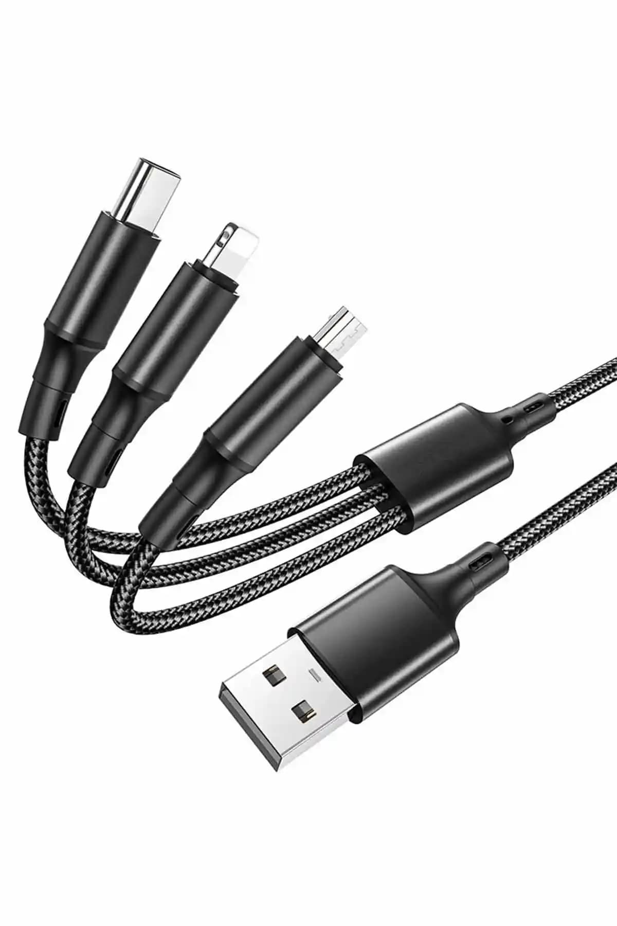 Çok Fonksiyonlu Şarj Aleti Huawei Xiaomi Samsung ve iPhone Uyumlu Güvenli Çoklu Şarj Çözümü