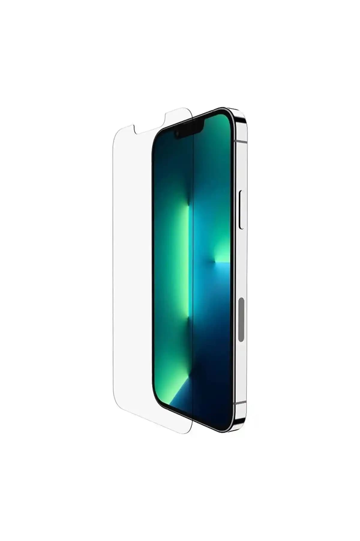 Powerfox Şeffaf Ekran Koruyucu iPhone 13, 13 Pro ve 14 Modelleri İçin Güçlü Koruma